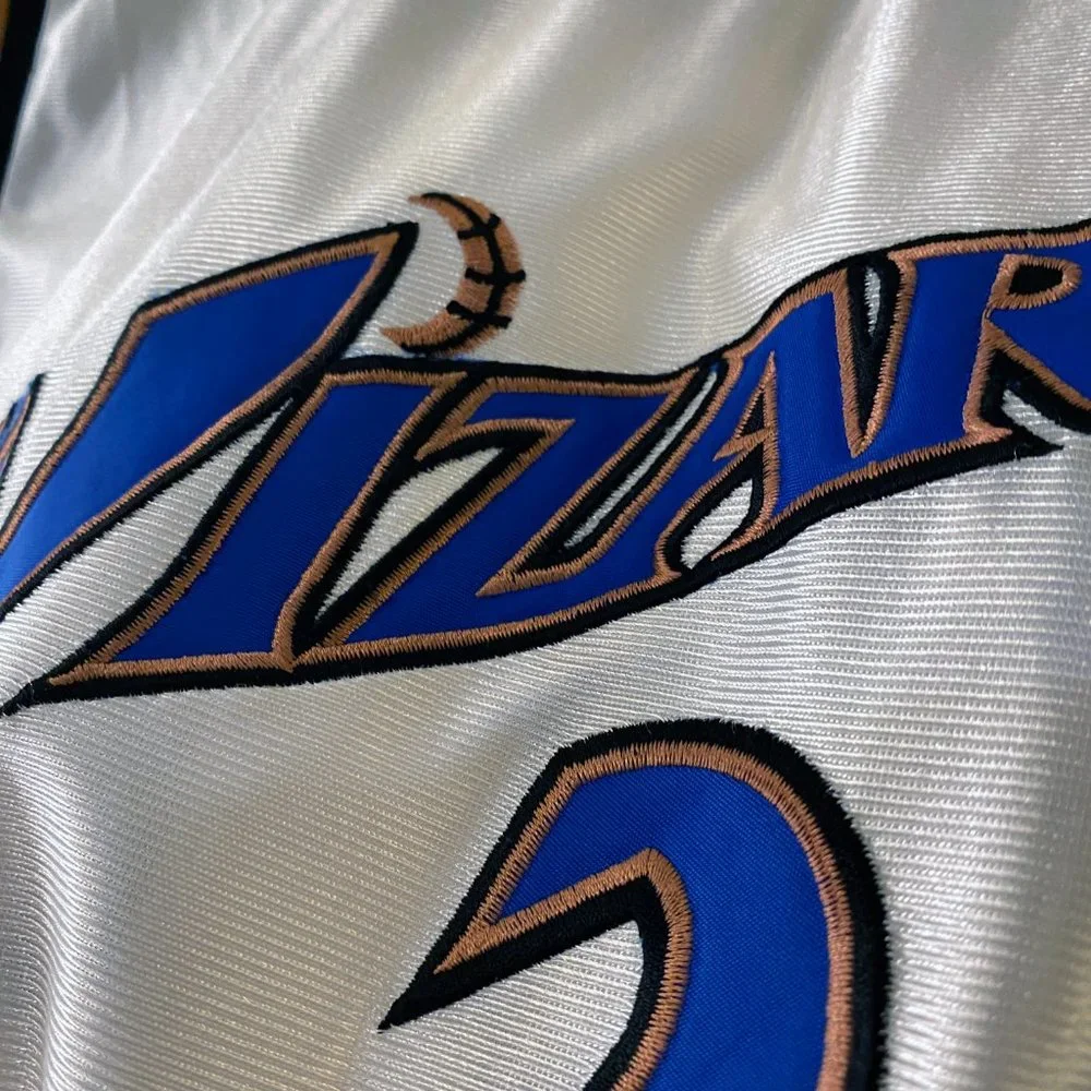 Champion Washington Wizards Michael Jordan vintage Authentic jersey (2001) RARE - Picture 4 of 16